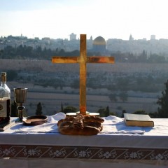 Friluftsgudstjeneste ved Trente Mølle