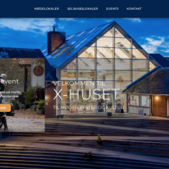 X-HUSET HAR FÅET NY HJEMMESIDE