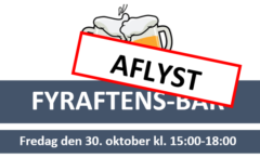 Fredagsbar Aflyst