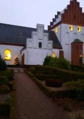 Juleaften i Vester Hæsinge kirke.