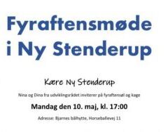 RETTELSE fyraftensmøde