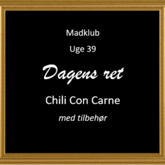 Madklub uge 39