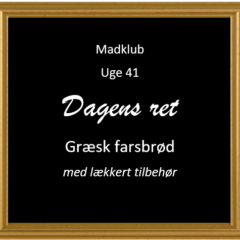 Madklub uge 41