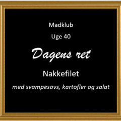 Madklub uge 40